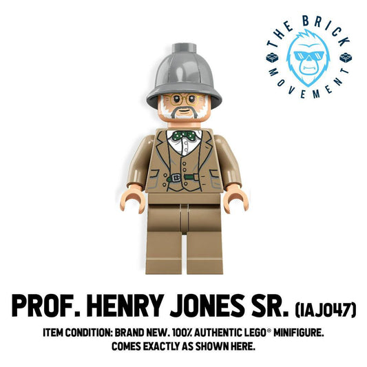 LEGO INDIANA JONES Professor Henry Jones Sr. Minifigure