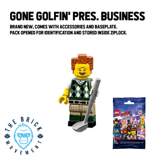 LEGO Collectible Minifigure Series THE LEGO MOVIE 2: Gone Golfin' Pres. Business Minifigure