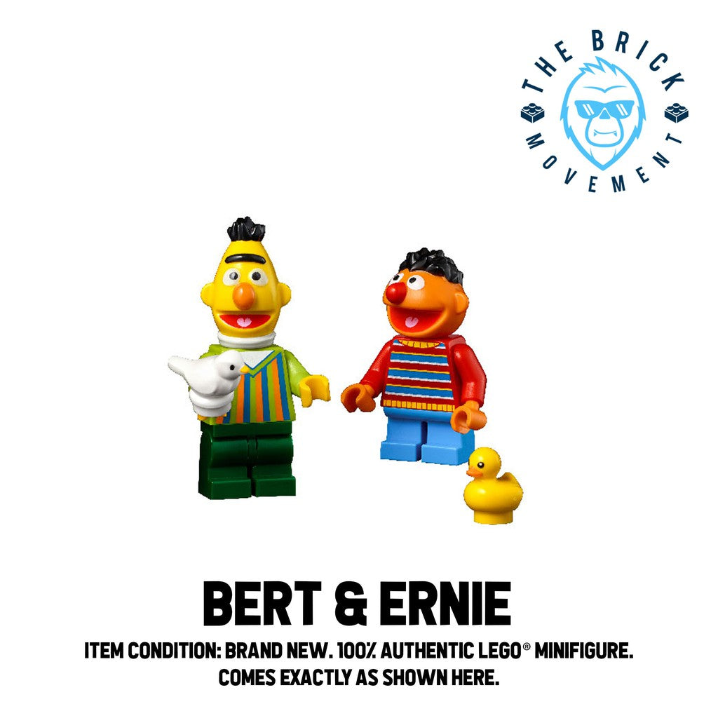 LEGO IDEAS Sesame Street Bert & Ernie Minifigures