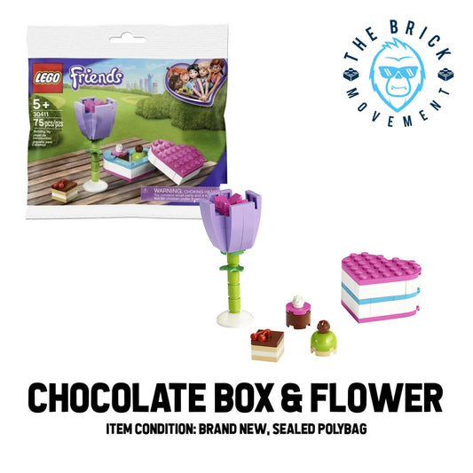 LEGO FRIENDS Chocolate Box & Flower Polybag