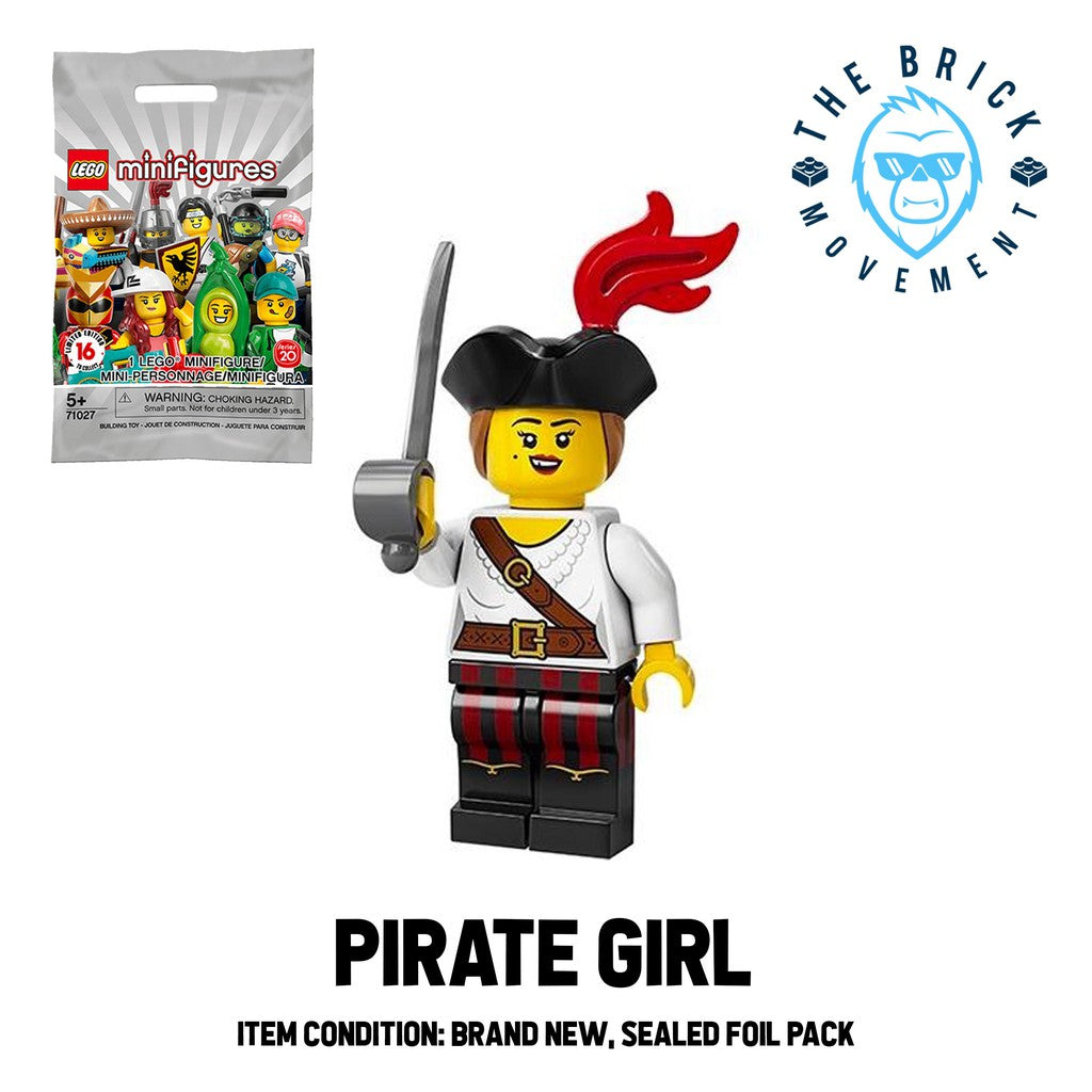 LEGO Collectible Minifigure Series 20: Pirate Girl Minifigure