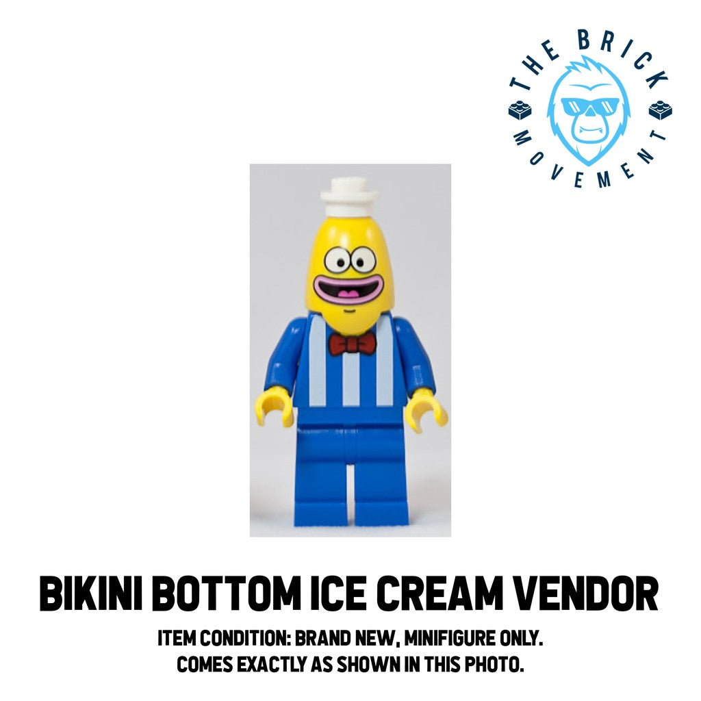 LEGO SPONGEBOB Bikini Bottom Ice Cream Vendor Minifigure