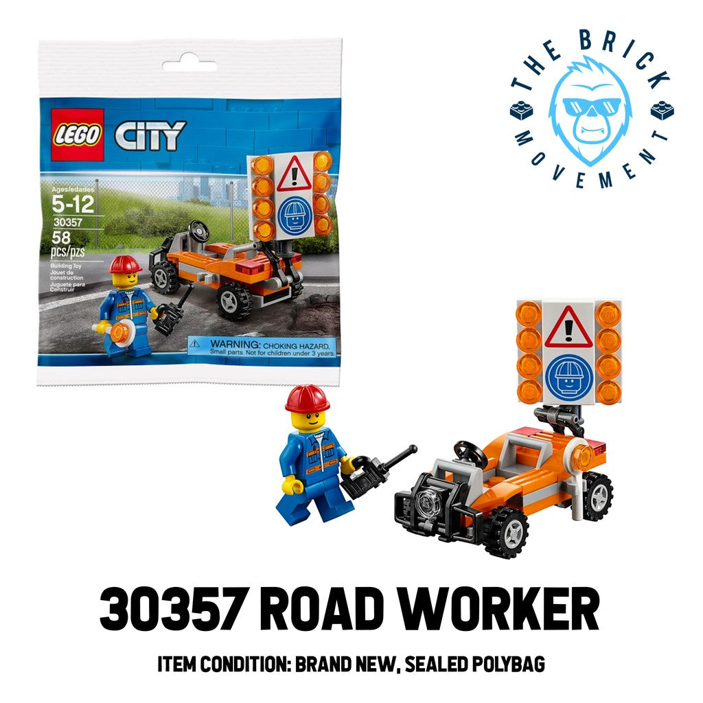 LEGO CITY Road Worker Polybag