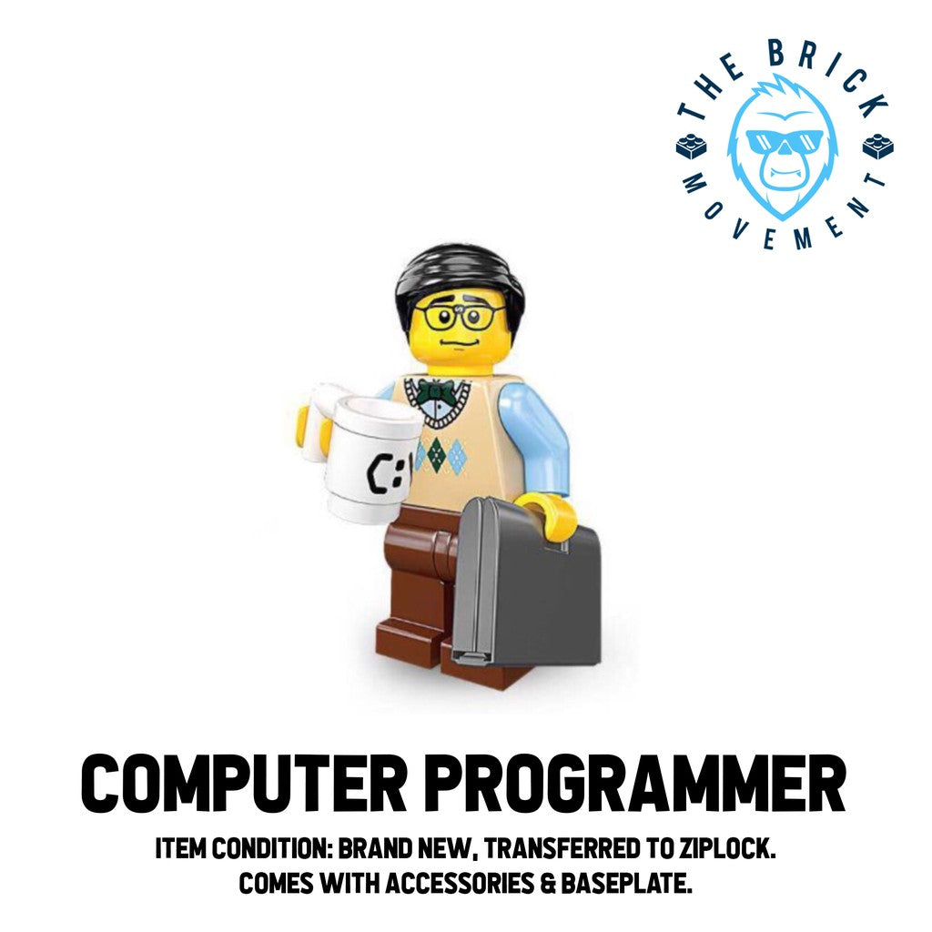 LEGO Collectible Minifigure Series 7: Computer Programmer Minifigure ...