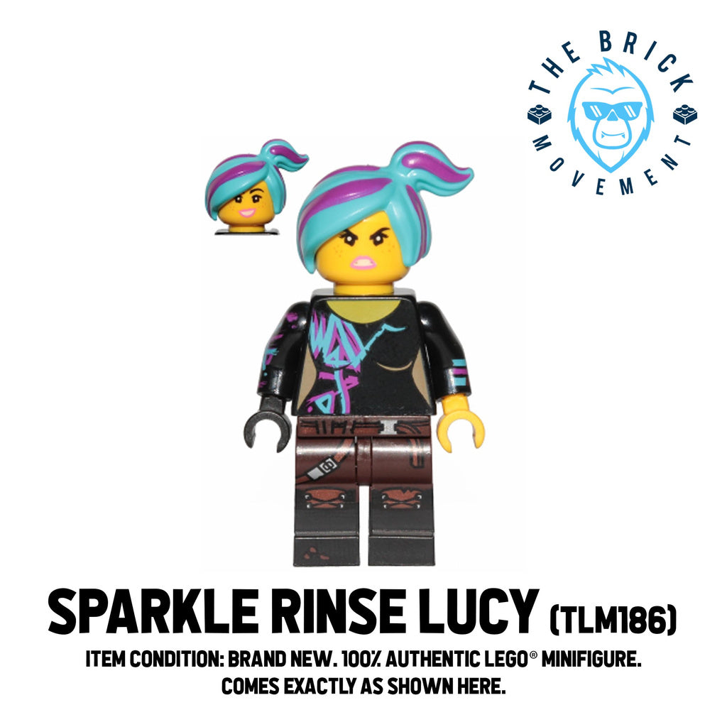 LEGO THE LEGO MOVIE Sparkle Rinse Lucy Wyldstyle Minifigure