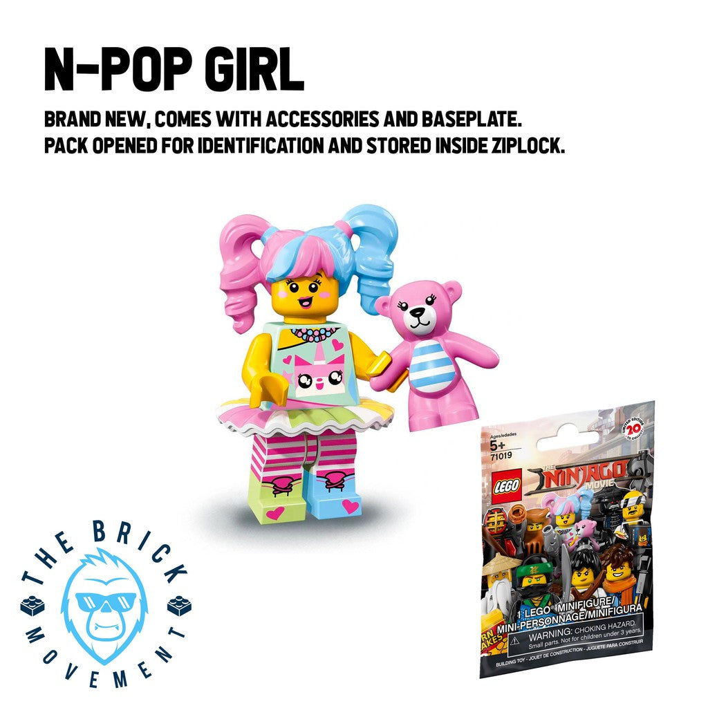 LEGO Collectible Minifigure Series NINJAGO MOVIE: N-Pop Girl Minifigure