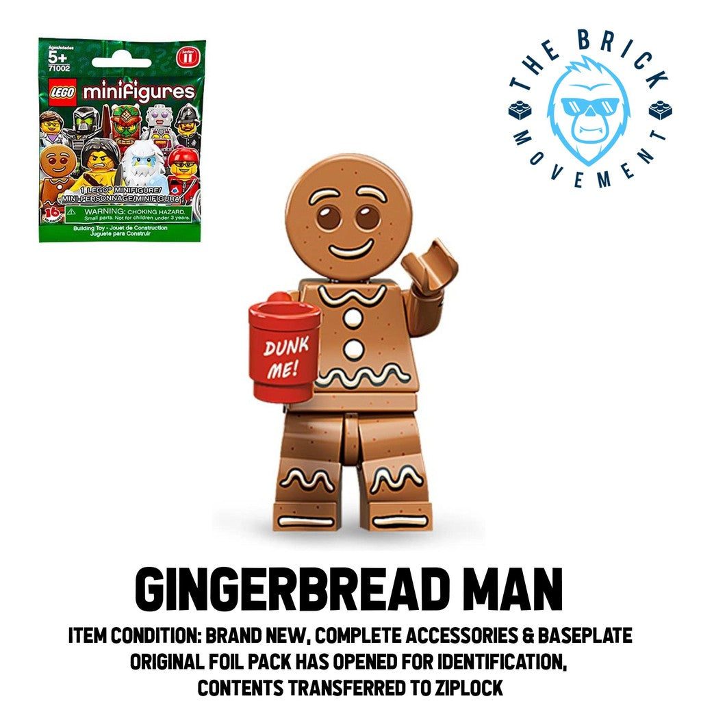 LEGO Collectible Minifigure Series 11: Gingerbread Man Minifigure