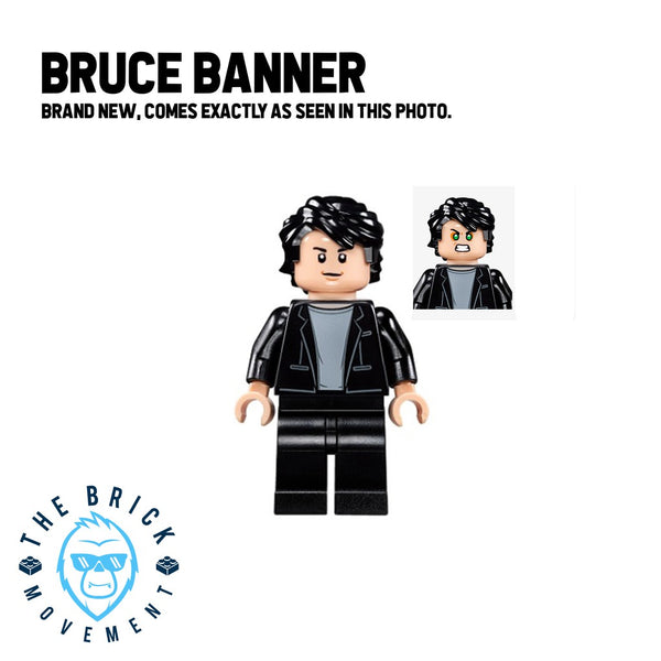 LEGO MARVEL Bruce Banner Minifigure – The Brick Movement