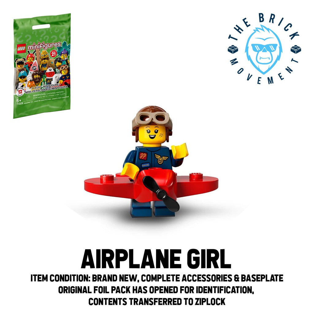 LEGO Collectible Minifigure Series 21: Airplane Girl Minifigure