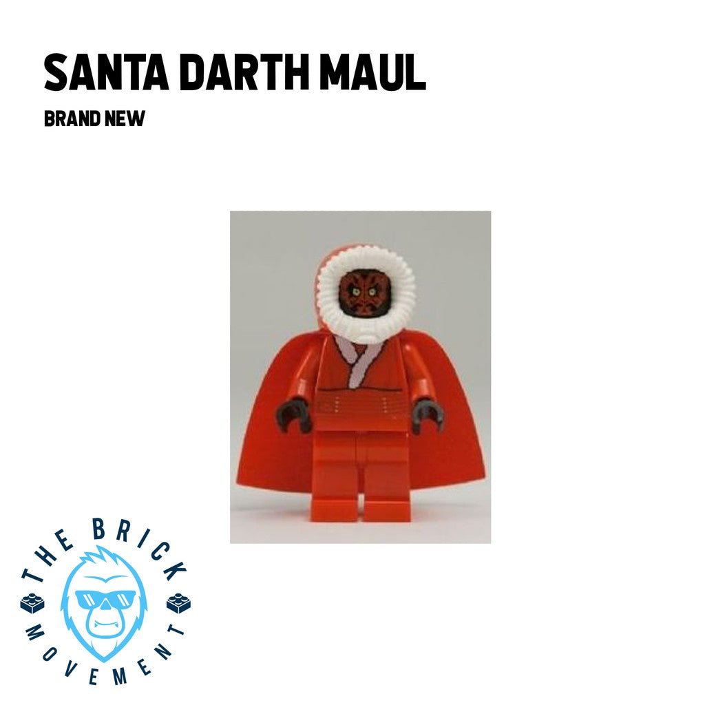 LEGO STAR WARS Santa Darth Maul Minifigure