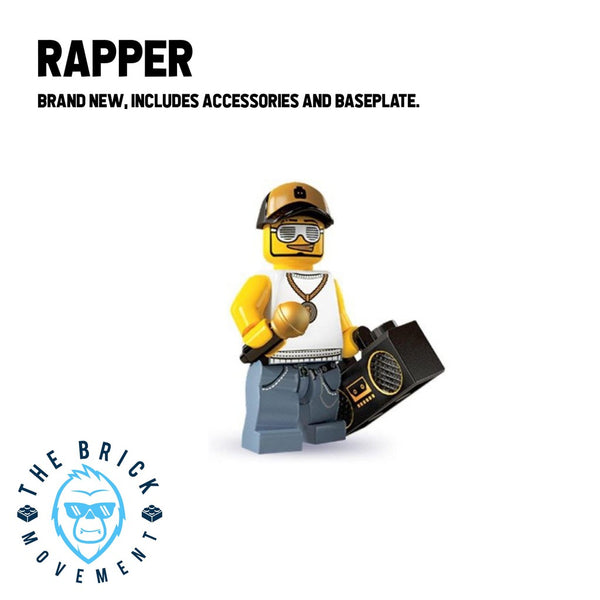 Lego Rapper Build Custom LEGO Collectible Minifigure Series 3: Rapper Minifigure – The Brick ...