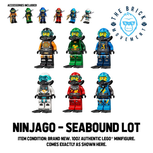 LEGO NINJAGO Seabound Minifigure Lot