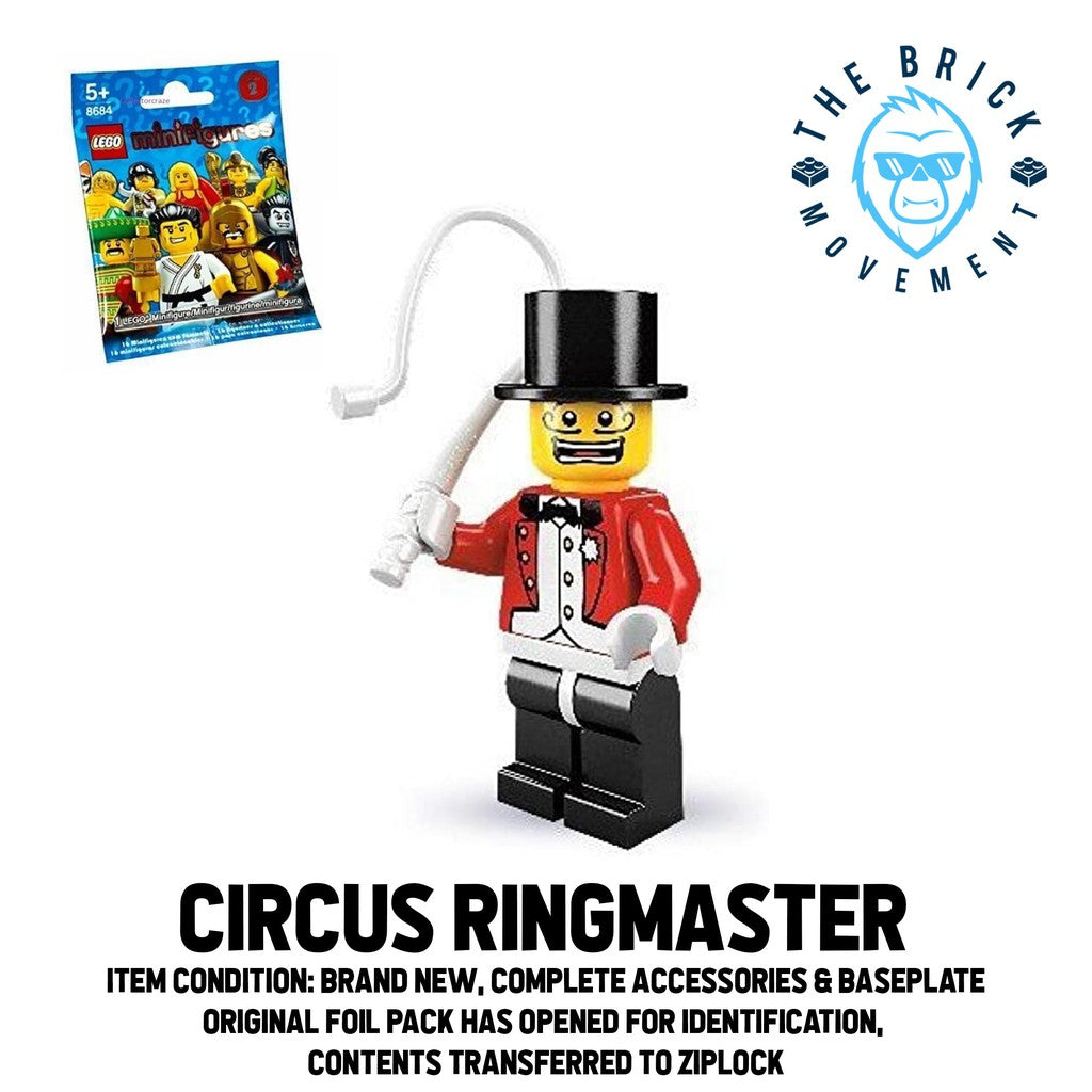 LEGO Collectible Minifigure Series 2: Circus Ringmaster Minifigure