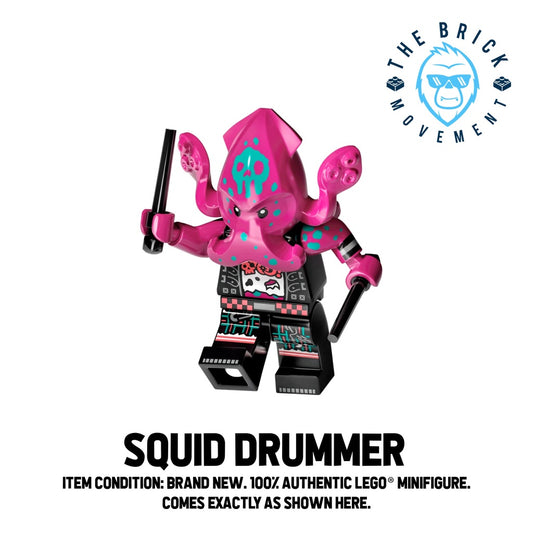 LEGO VIDIYO Squid Drummer Minifigure