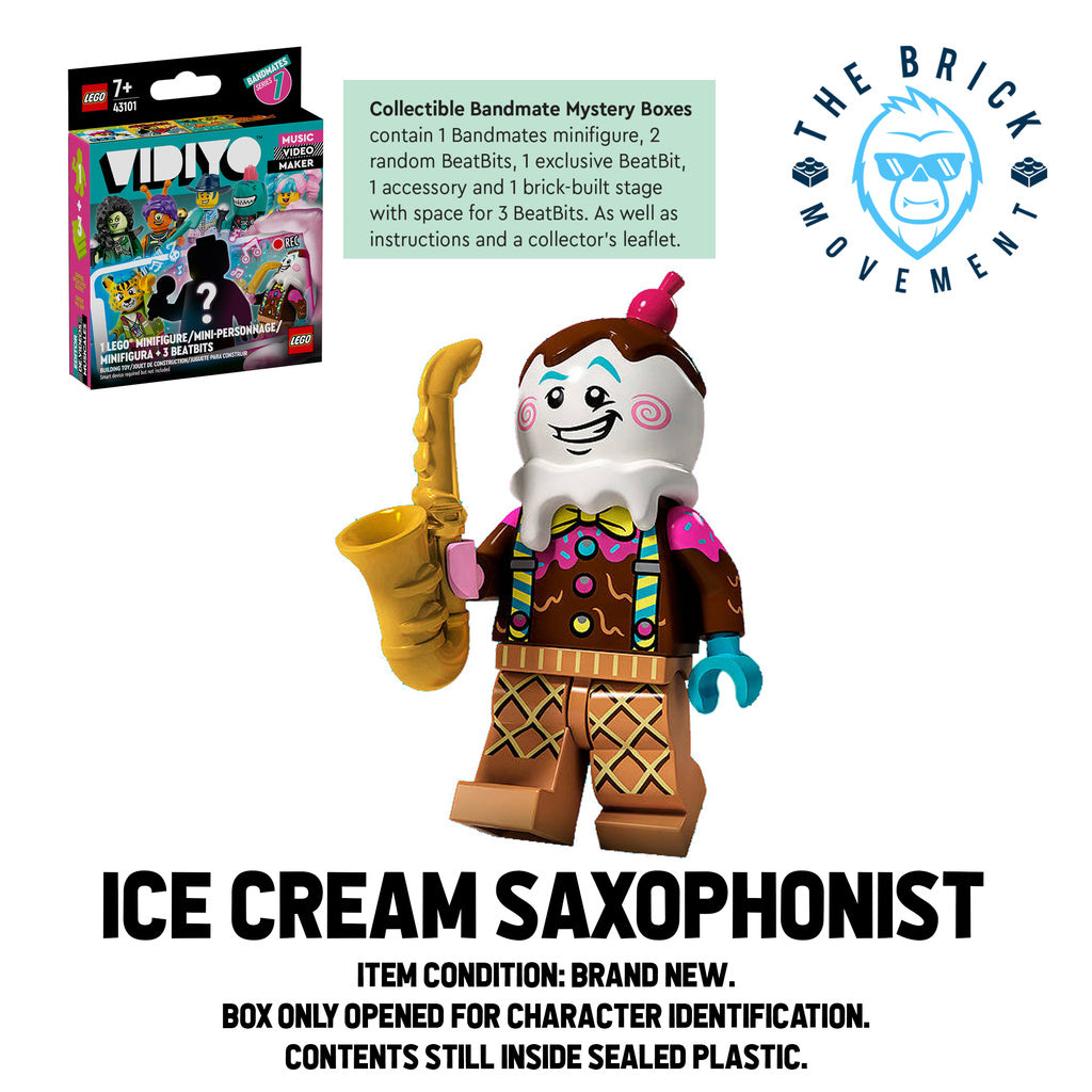 LEGO VIDIYO Bandmates Series 1: Ice Cream Saxophonist Minifigure