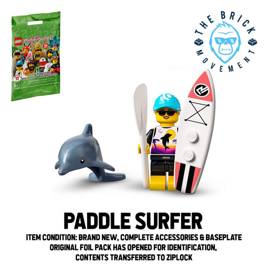 LEGO Collectible Minifigure Series 21: Paddle Surfer Minifigure