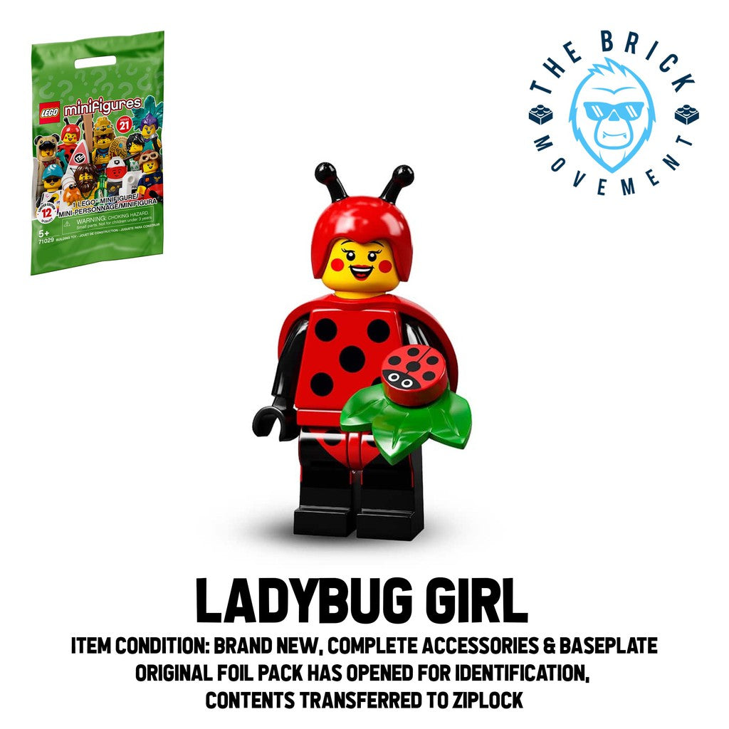 LEGO Collectible Minifigure Series 21: Ladybug Girl Minifigure