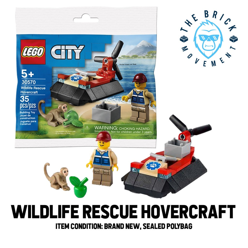 LEGO CITY Wildlife Hovercraft Rescue Polybag