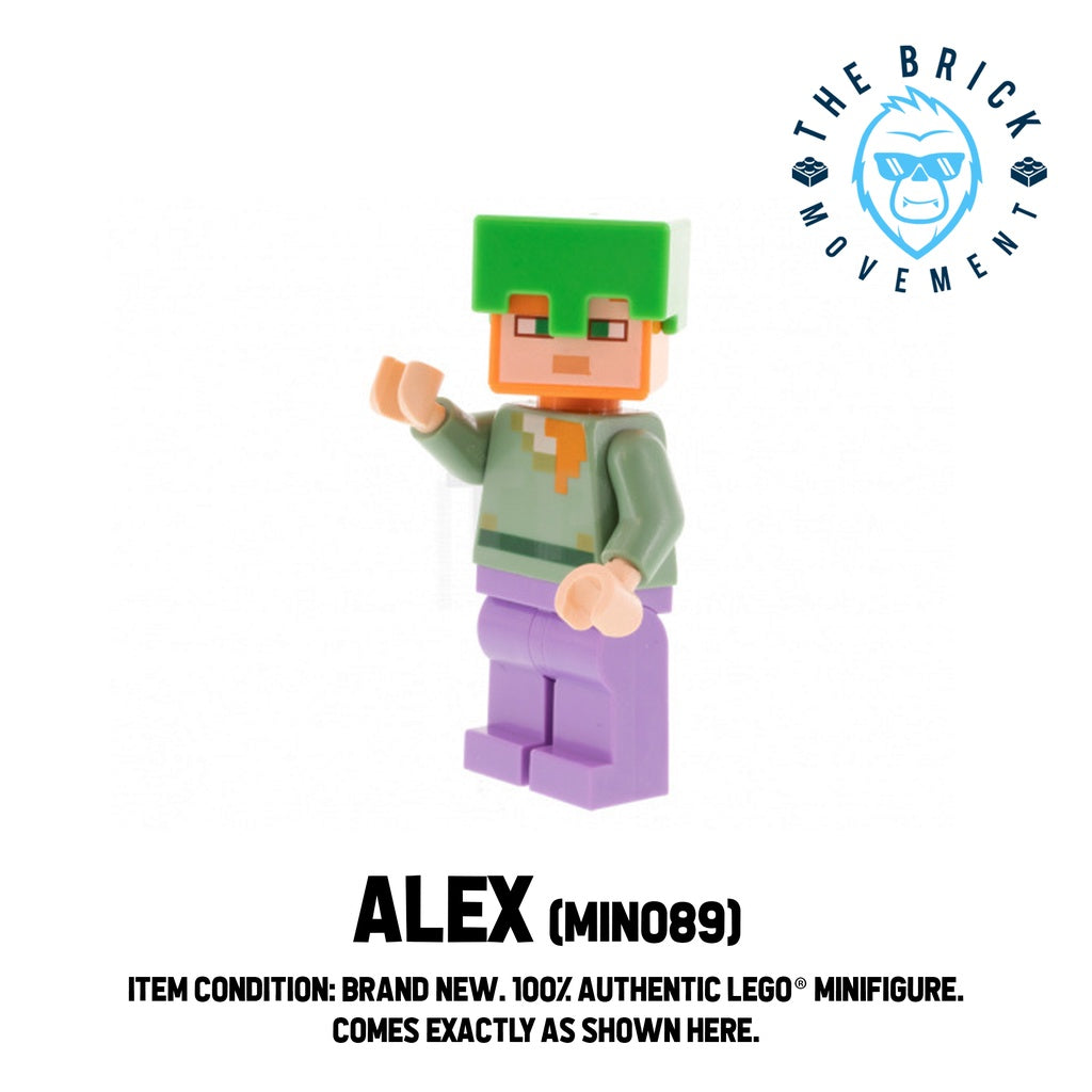 LEGO MINECRAFT Alex Minifigure