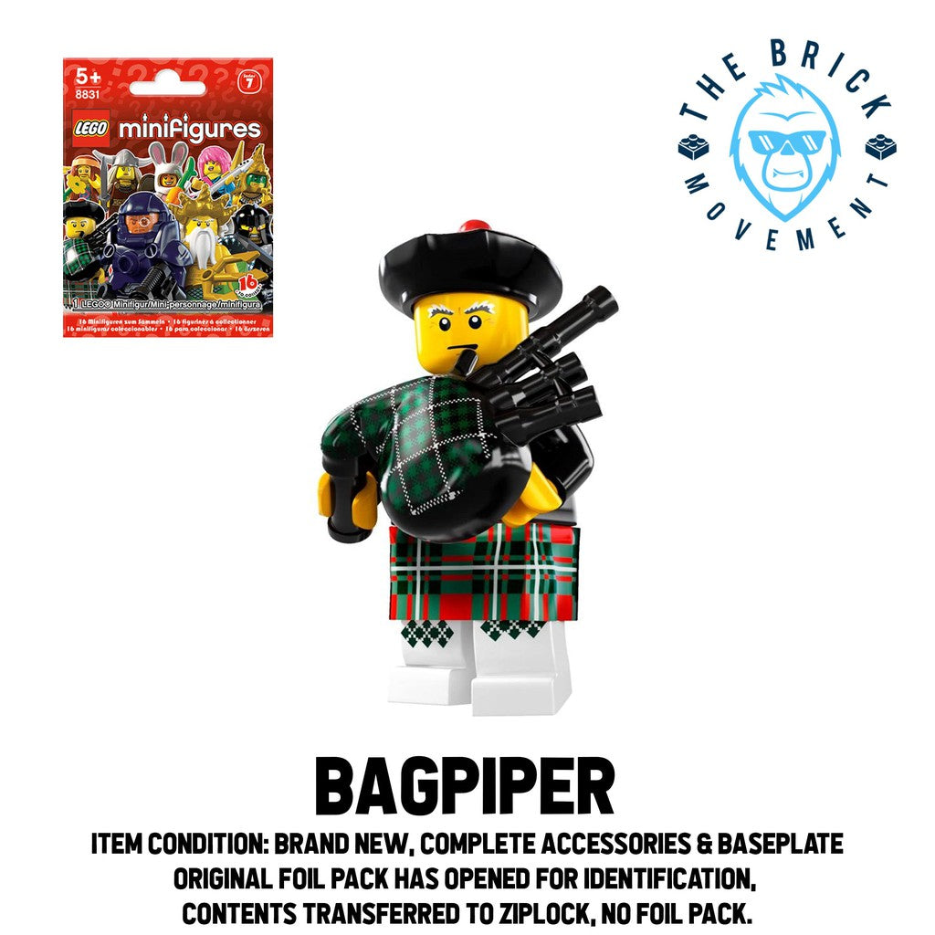 LEGO Collectible Minifigure Series 7: Bagpiper Minifigure