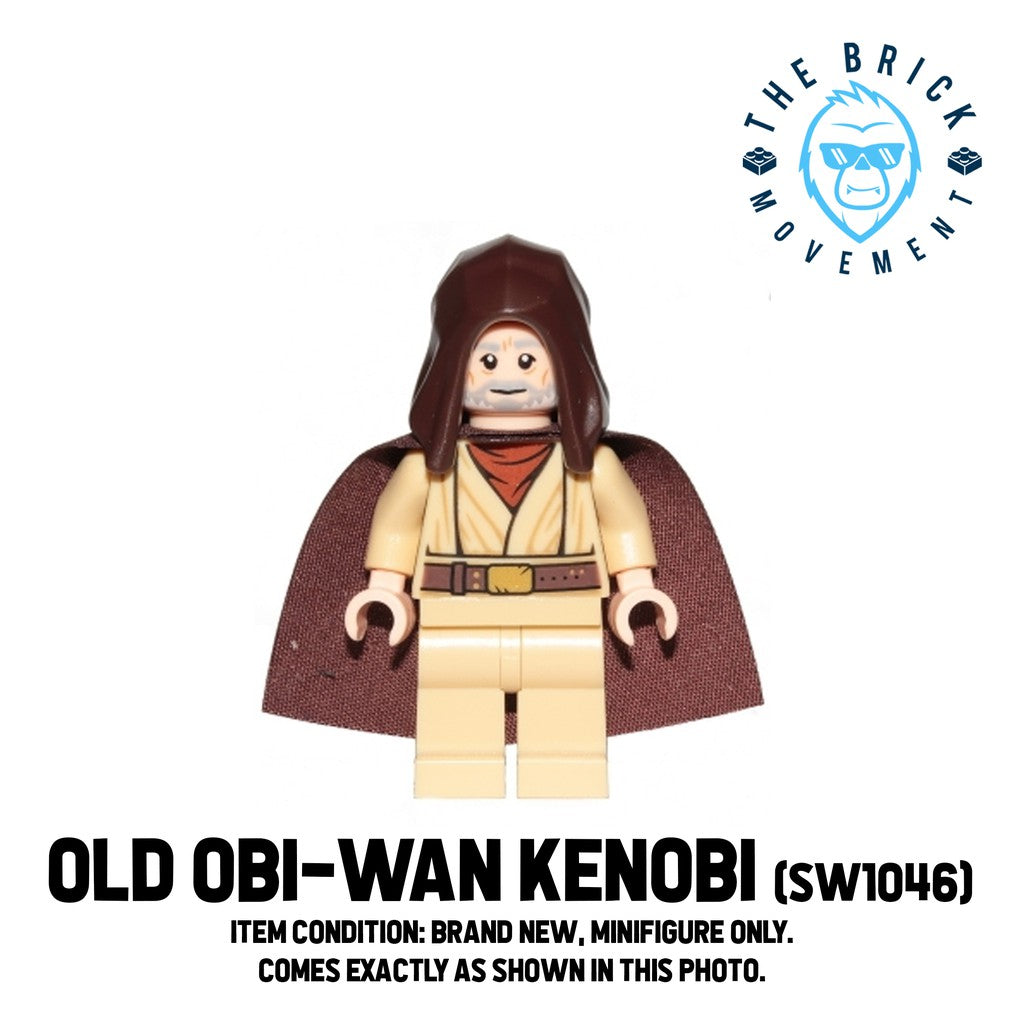 LEGO STAR WARS Old Obi-Wan Kenobi Minifigure