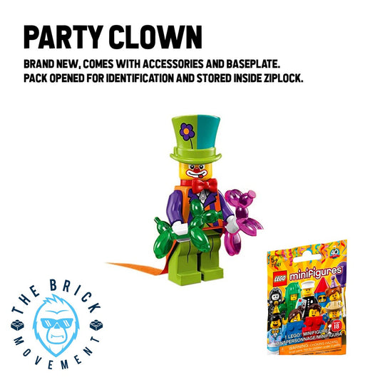 LEGO Collectible Minifigure Series 18: Party Clown Minifigure