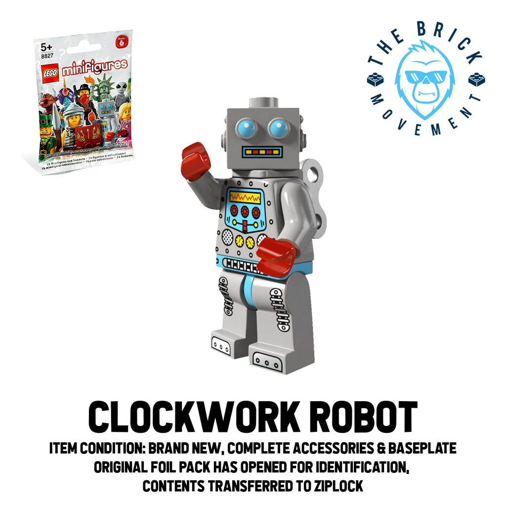 LEGO Collectible Minifigure Series 6: Clockwork Robot Minifigure