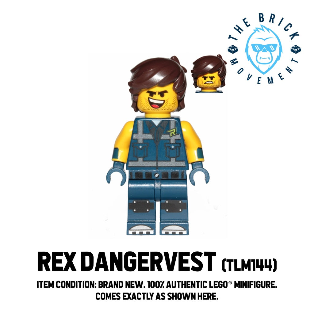 LEGO THE LEGO MOVIE 2 Rex Dangervest Minifigure