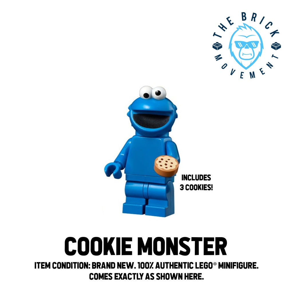 LEGO IDEAS Sesame Street Cookie Monster Minifigure