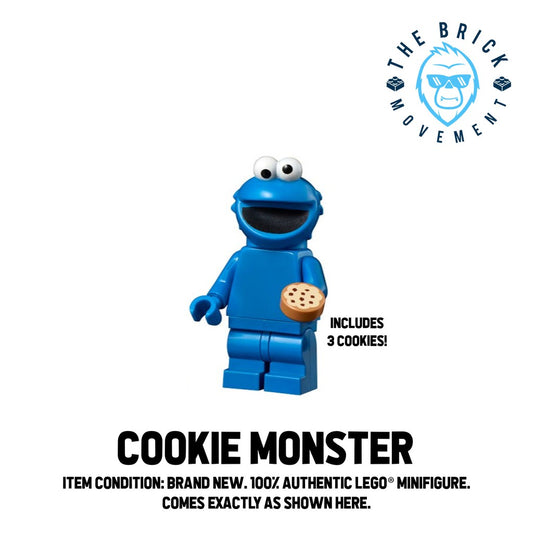 LEGO IDEAS Sesame Street Cookie Monster Minifigure