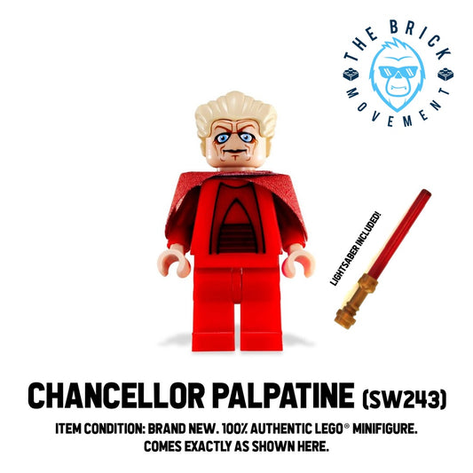 LEGO STAR WARS Chancellor Palpatine Minifigure