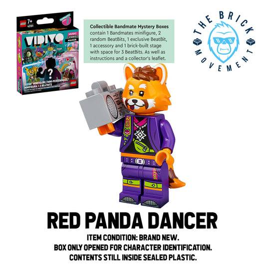 LEGO VIDIYO Bandmates Series 1: Red Panda Dancer Minifigure