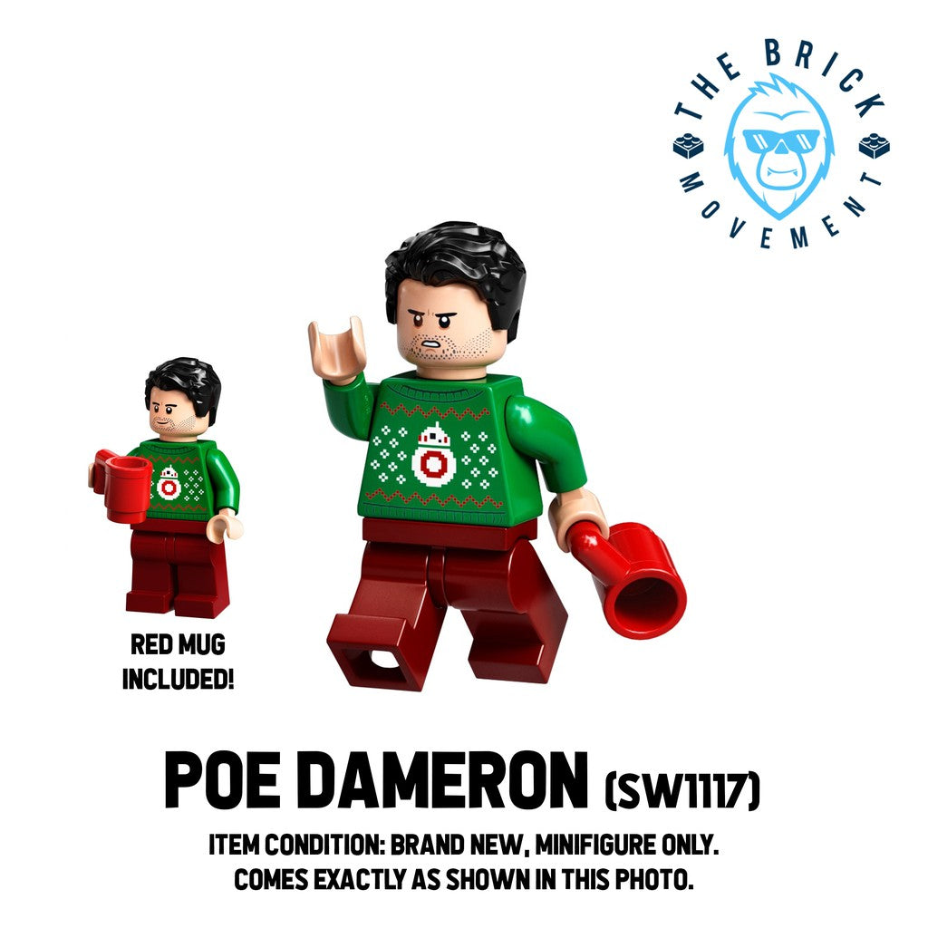 LEGO STAR WARS Poe Dameron (Christmas Sweater) Minifigure