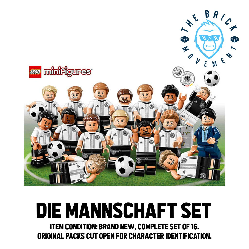 LEGO Collectible Minifigure Series: DFB Die Mannschaft / German National Soccer Team (Set of 16)