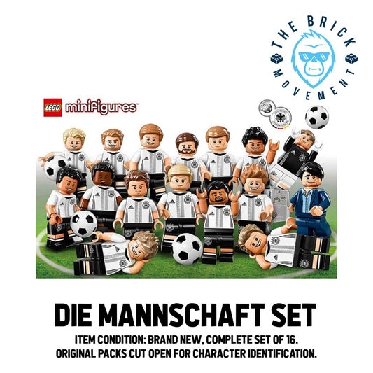 LEGO Collectible Minifigure Series: DFB Die Mannschaft / German National Soccer Team (Set of 16)