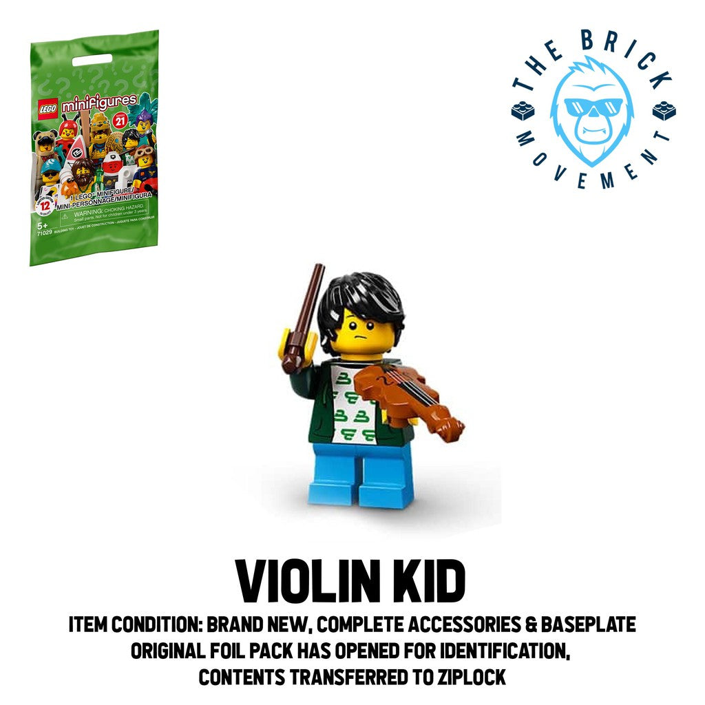 LEGO Collectible Minifigure Series 21: Violin Kid Minifigure