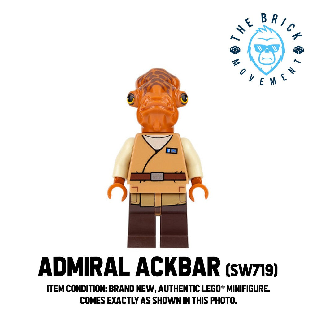 LEGO STAR WARS Admiral Ackbar Minifigure