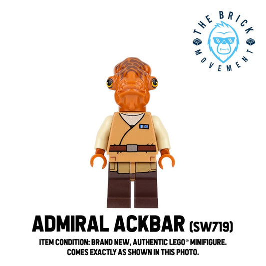 LEGO STAR WARS Admiral Ackbar Minifigure