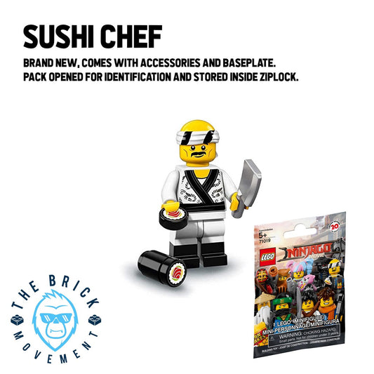 LEGO Collectible Minifigure Series NINJAGO MOVIE: Sushi Chef Minifigure