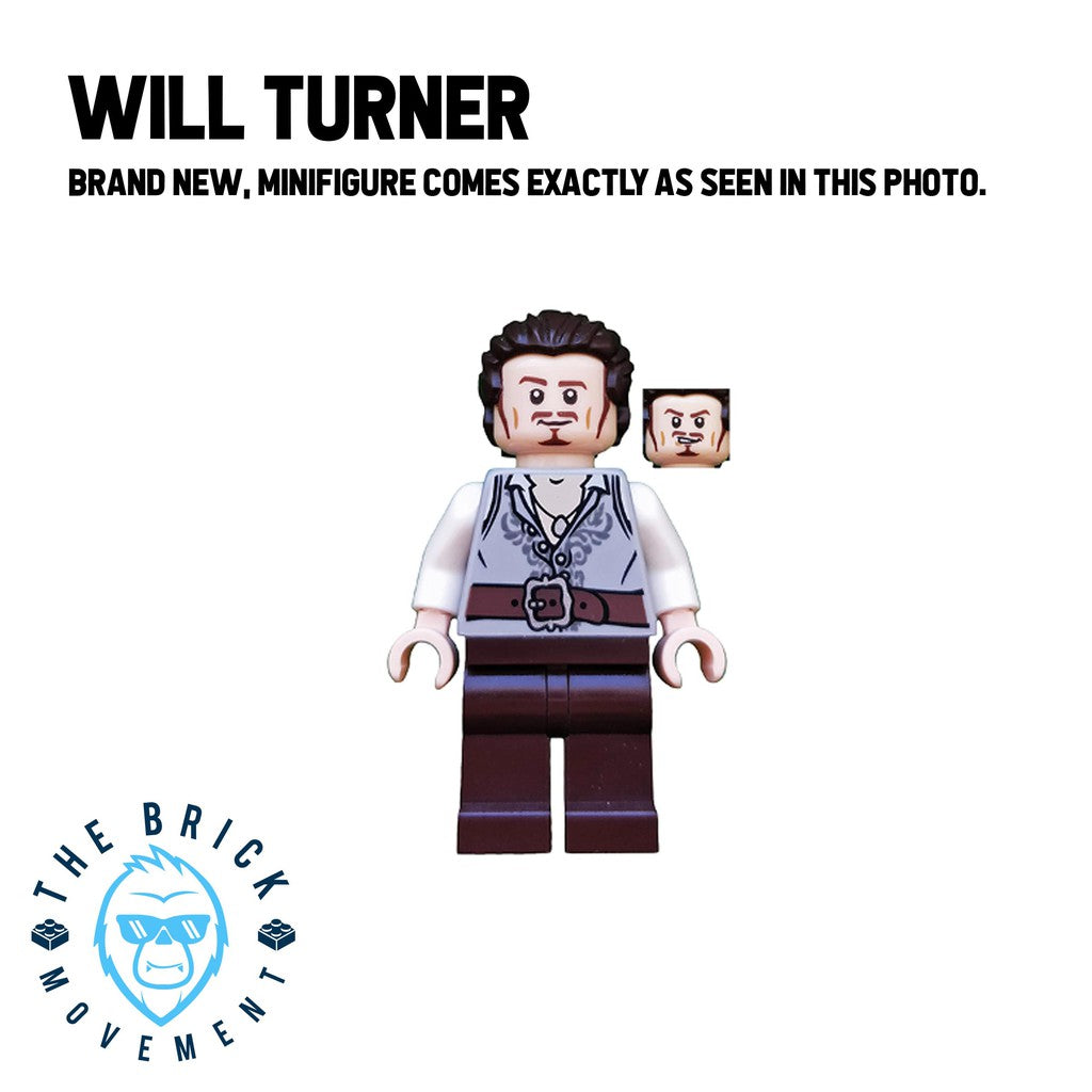 LEGO PIRATES OF THE CARRIBEAN Will Turner Minifigure