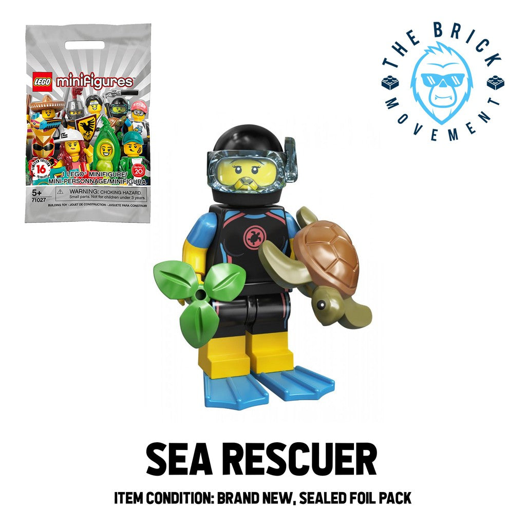 LEGO Collectible Minifigure Series 20: Sea Rescuer Minifigure