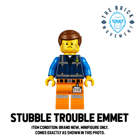 LEGO THE LEGO MOVIE 2 Stubble Trouble Emmet Minifigure