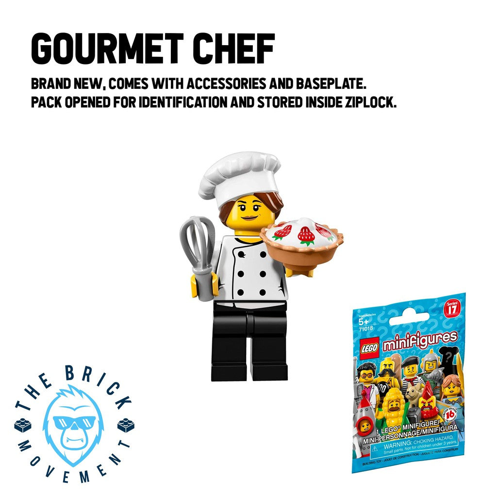 LEGO Collectible Minifigure Series 17: Gourmet Chef Minifigure