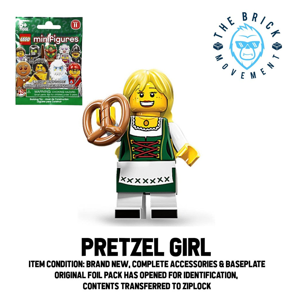 LEGO Collectible Minifigure Series 11: Pretzel Girl Minifigure