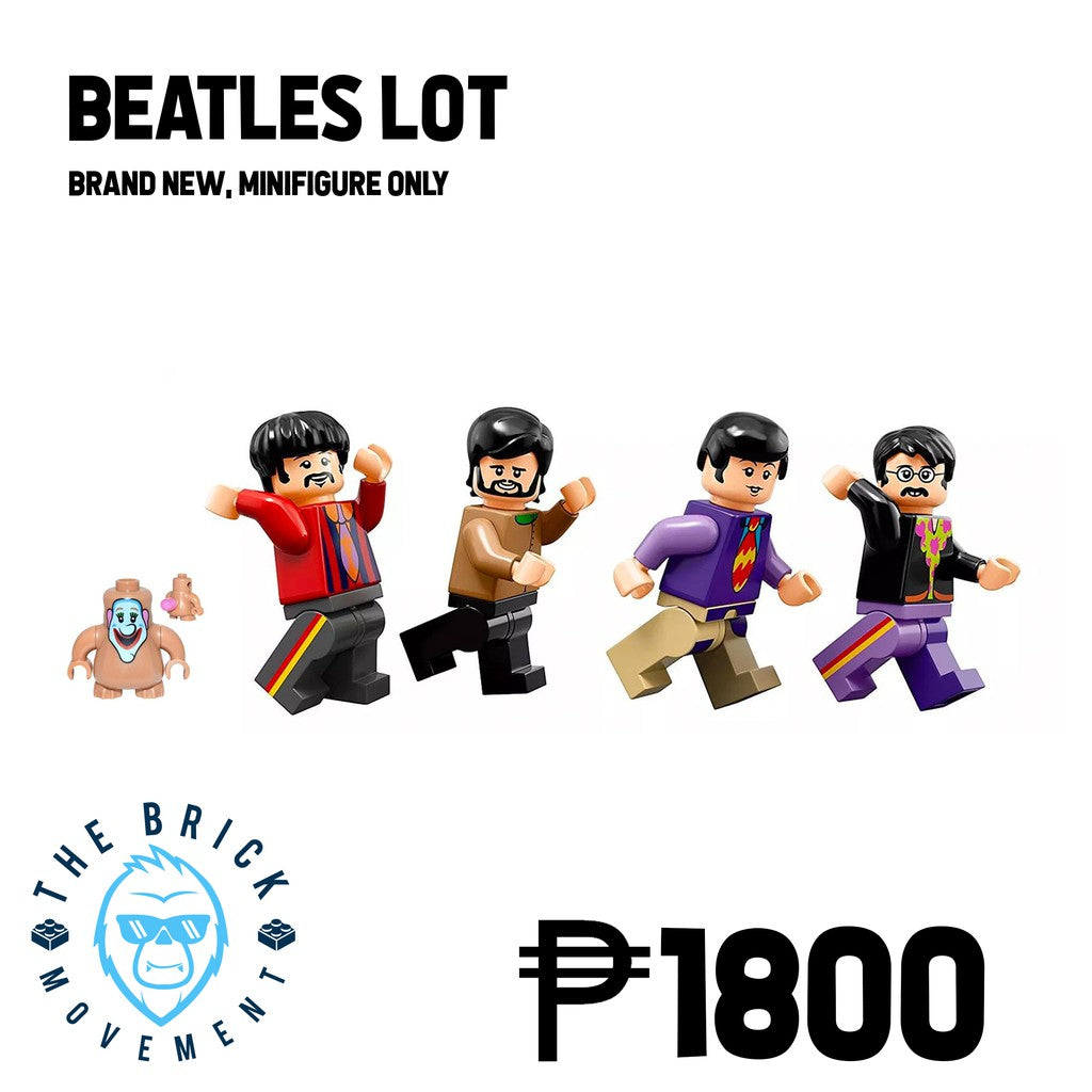 LEGO IDEAS The Beatles Minifigure Lot