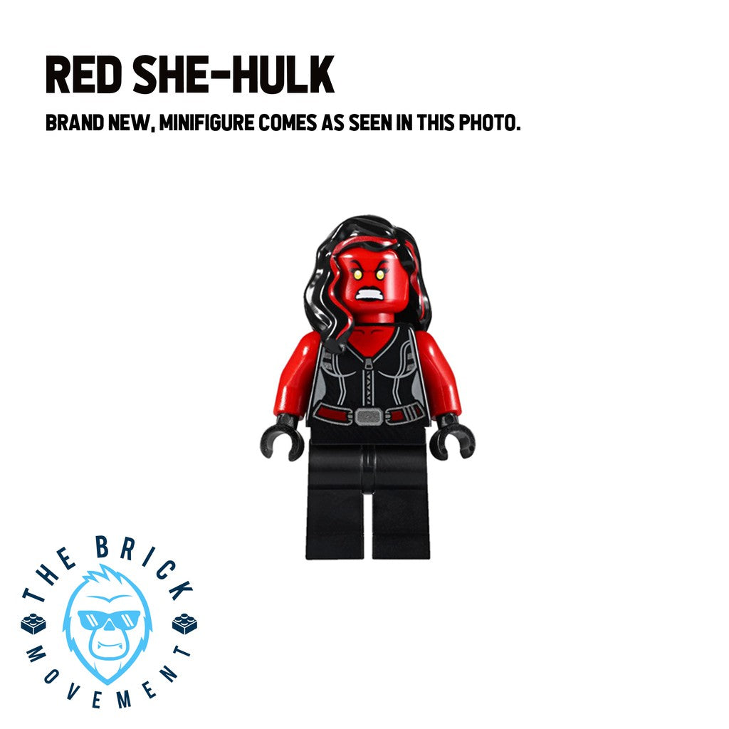 LEGO MARVEL Red She-Hulk Minifigure