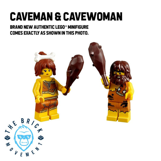 LEGO Caveman & Cavewoman Minifigures