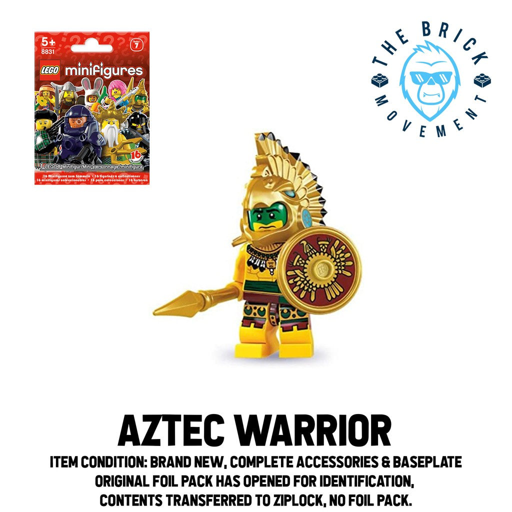 LEGO Collectible Minifigure Series 7: Aztec Warrior Minifigure – The ...