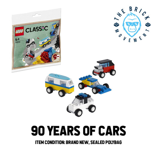 LEGO CLASSIC 90 Years of Cars Polybag