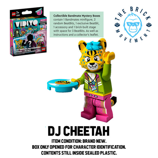 LEGO VIDIYO Bandmates Series 1: DJ Cheetah Minifigure